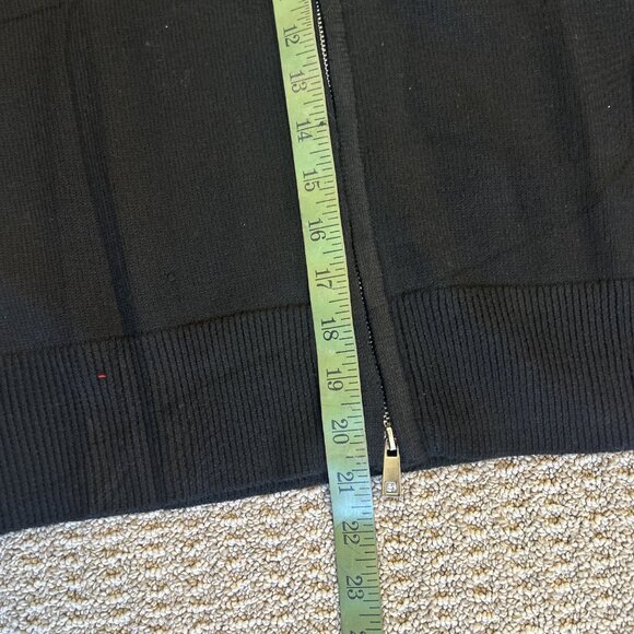 VIMPUNEC Fall Casual Cardigan Mock Neck Cardigan Black Small - Picture 9 of 10